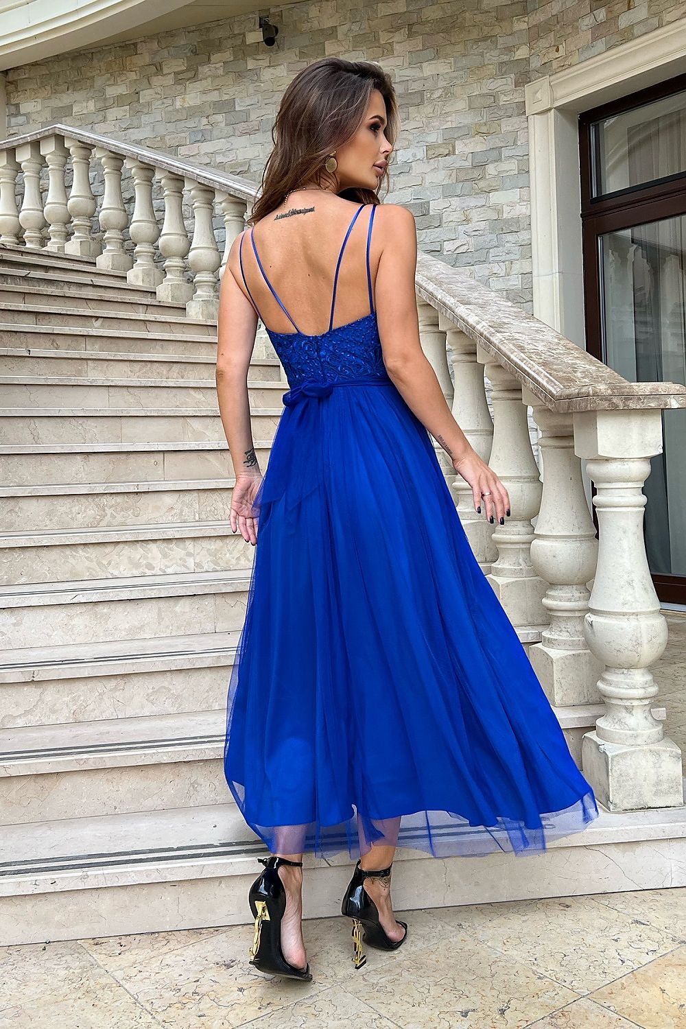 Abendkleid Model 187305 Bicotone
