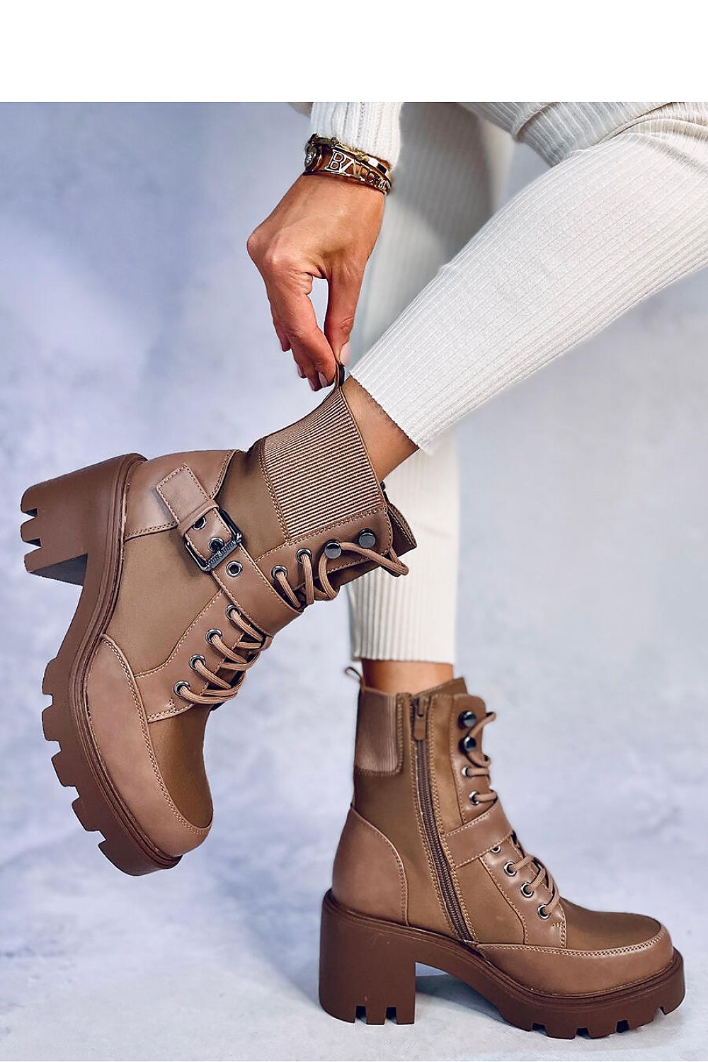 Stiefeletten mit Absatz Model 187776 Inello