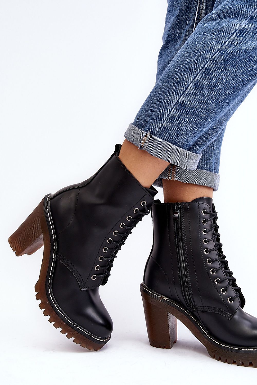 Stiefeletten mit Absatz Model 189052 Step in style