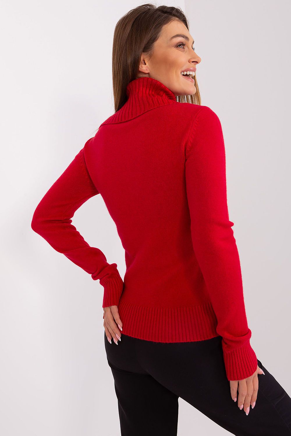 Rollkragenpullover Model 189684 Factory Price
