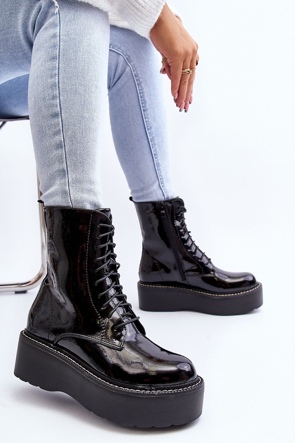Plateau-Stiefeletten Model 191153 Step in style