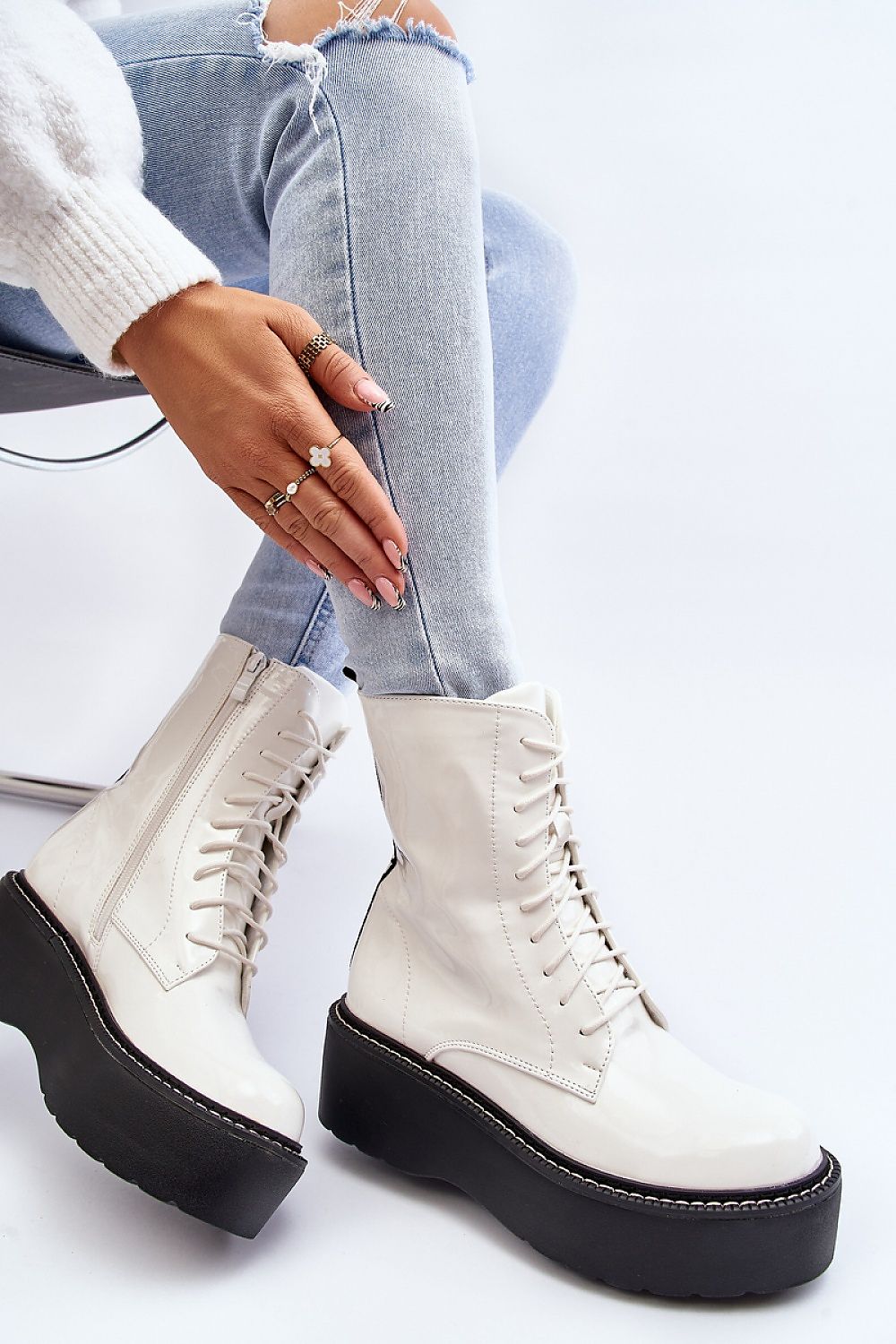 Plateau-Stiefeletten Model 191181 Step in style