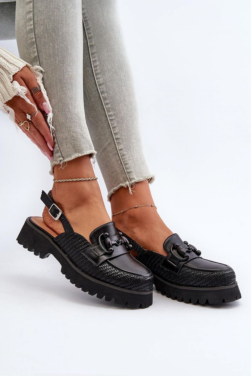 Sandalen mit Absatz Model 195553 Step in style