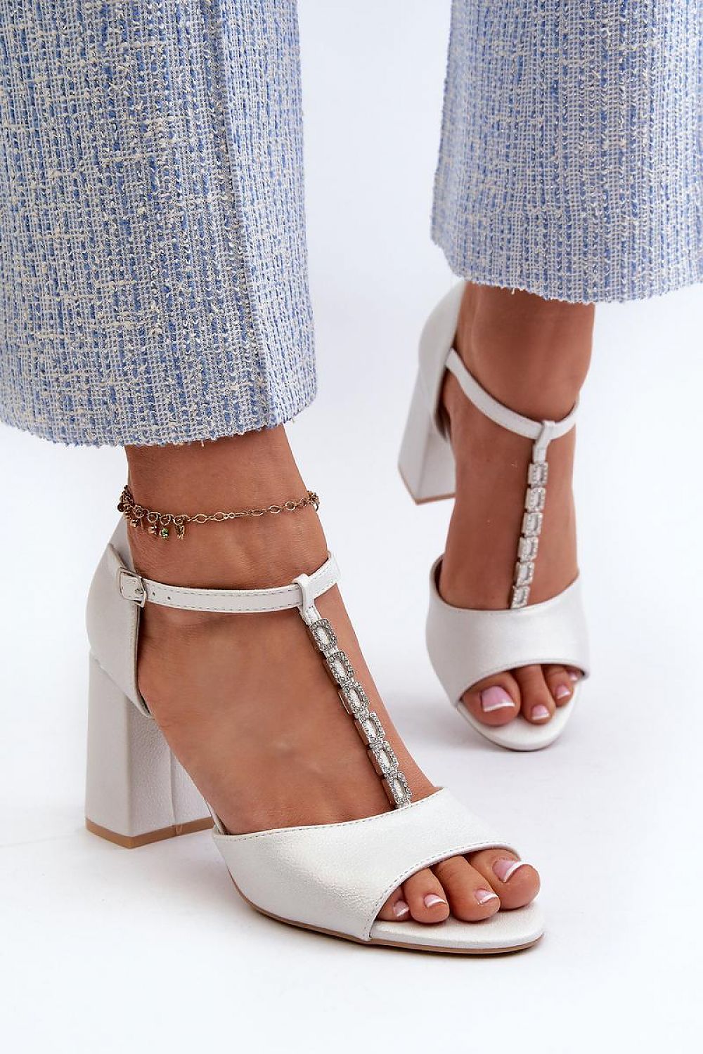 Sandalen mit Absatz Model 196319 Step in style