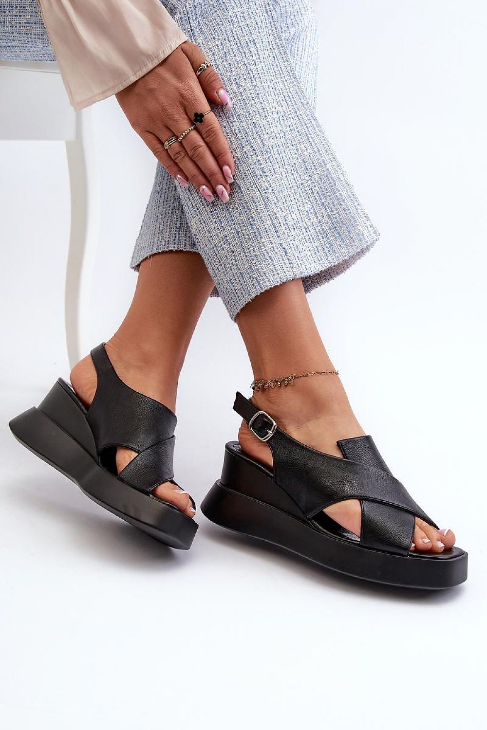 Keilabsatz Sandalen Model 196327 Step in style