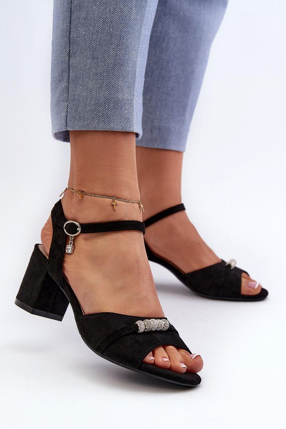 Sandalen mit Absatz Model 196332 Step in style