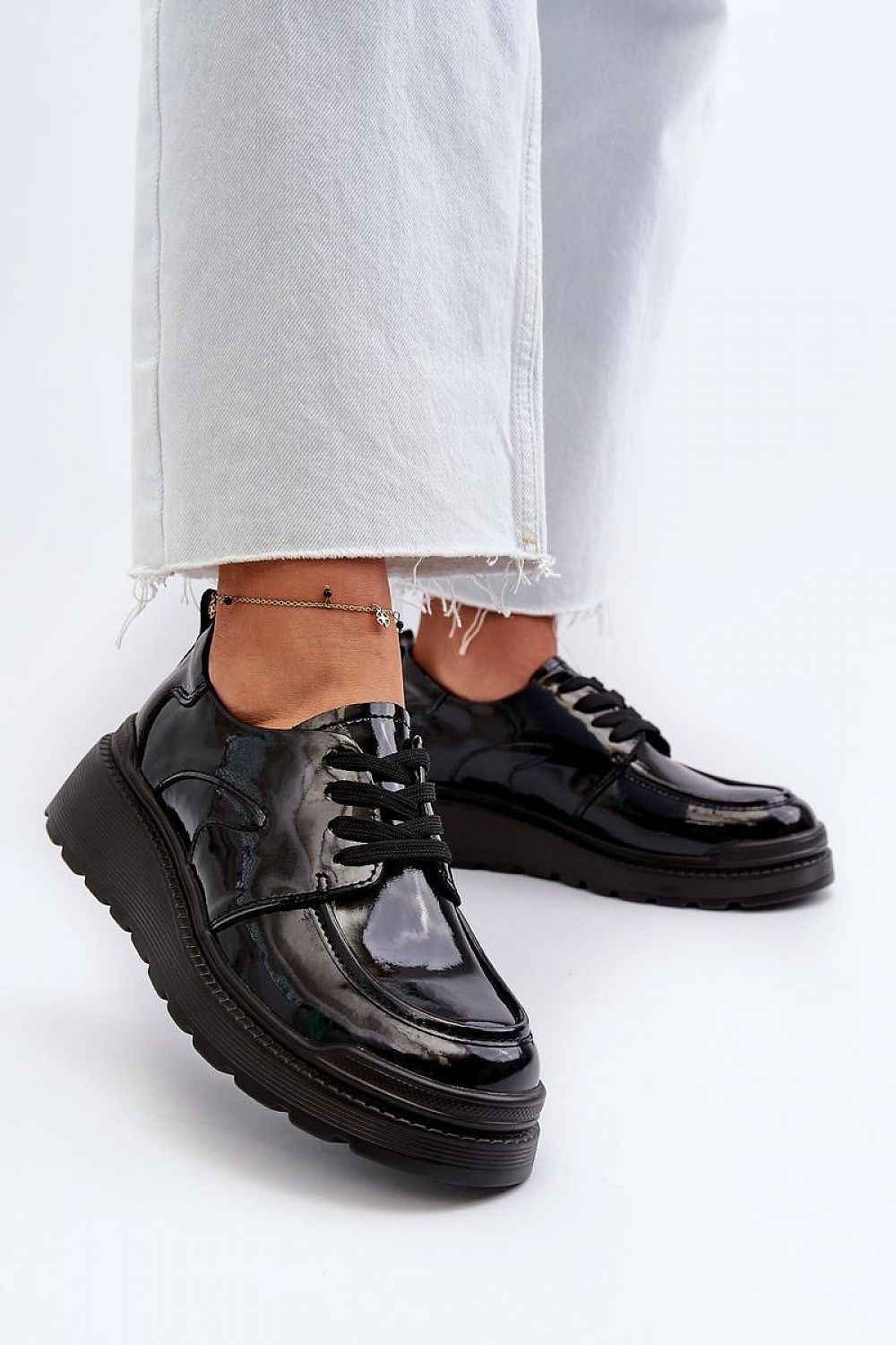 Plateau-Halbschuhe Model 198014 Step in style