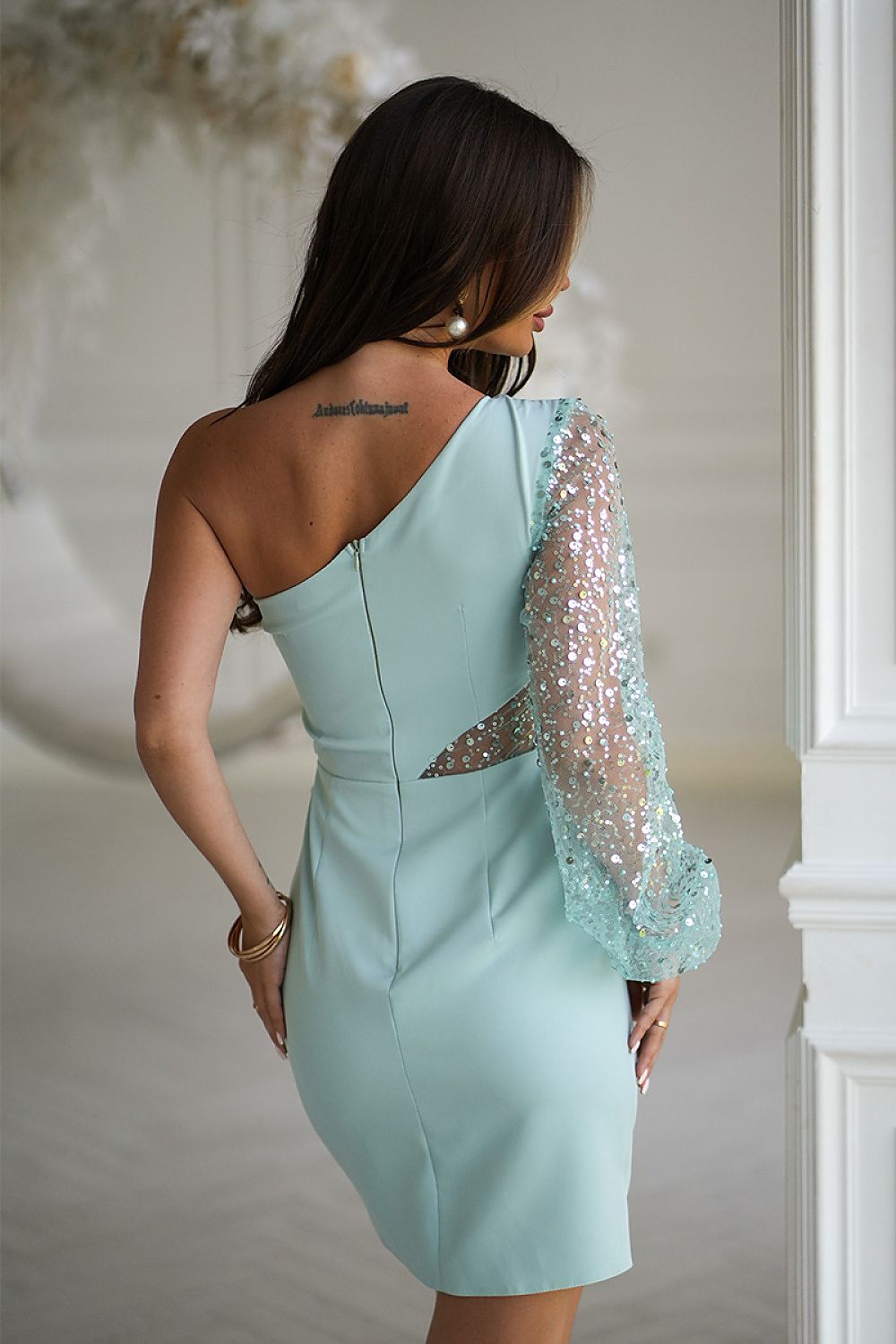 Kurzes Kleid model 219683 Bicotone