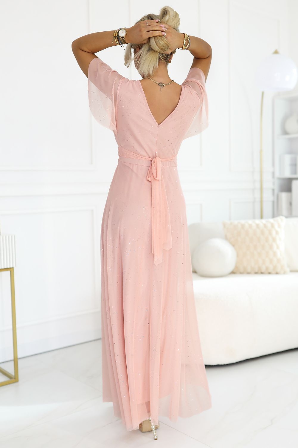 Langes Kleid model 227095 Numoco