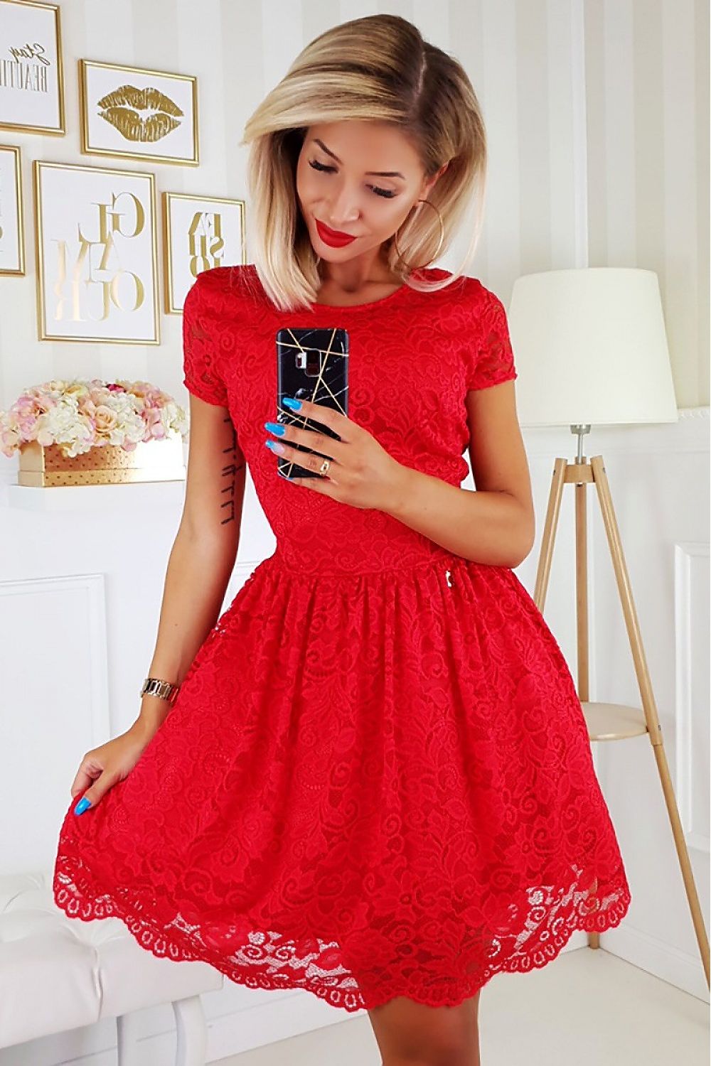 Abendkleid model 151597 Bicotone