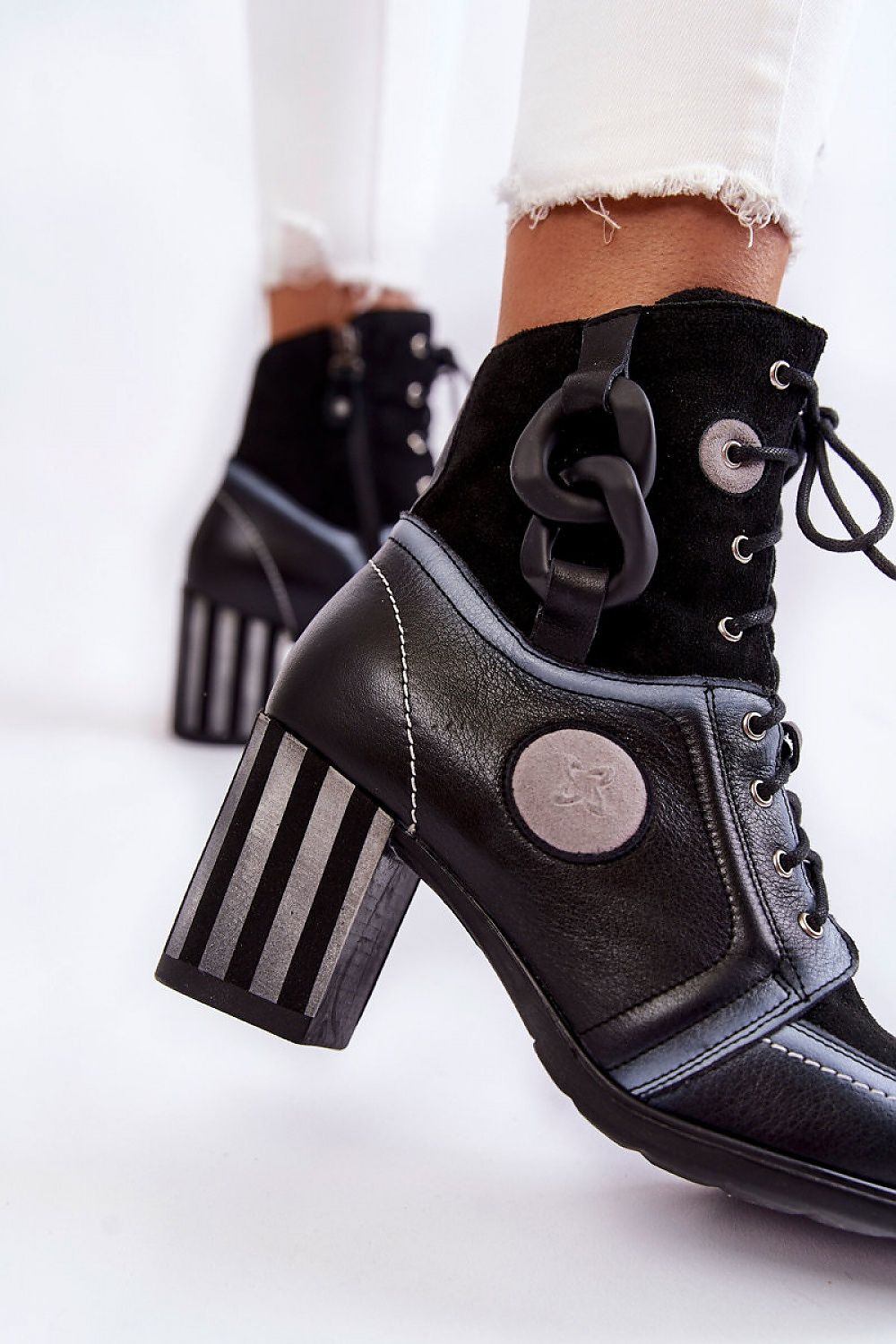 Stiefeletten mit Absatz Model 173757 Step in style