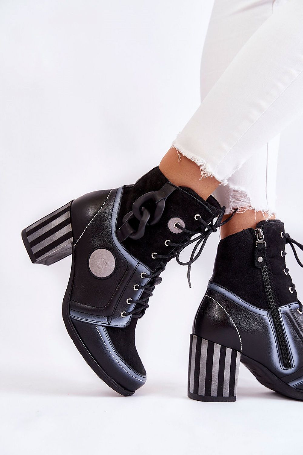 Stiefeletten mit Absatz Model 173757 Step in style