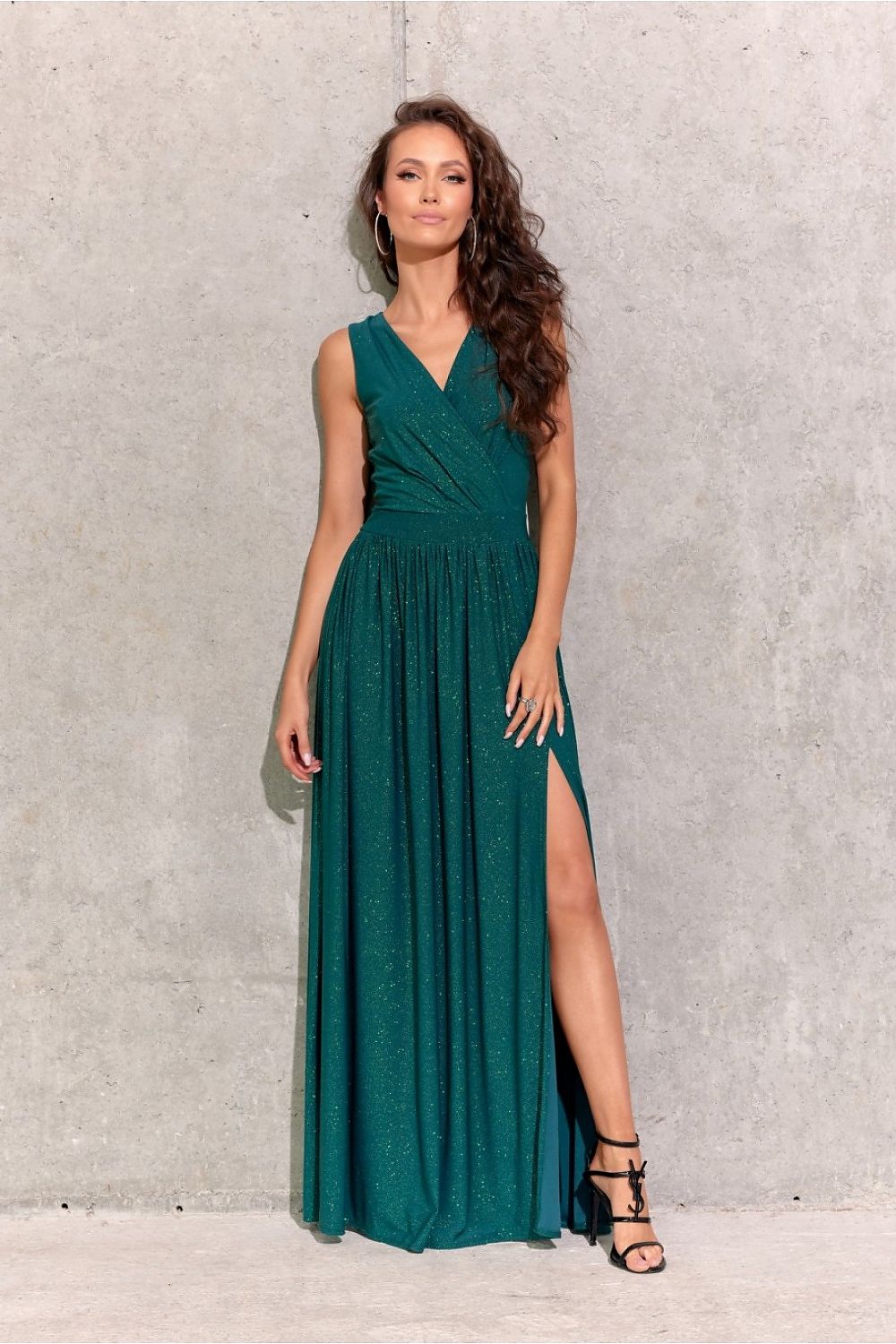 Langes Kleid Model 183762 Roco Fashion