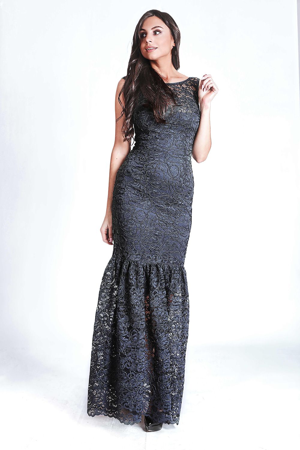 Langes Kleid Model 184318 Marselini