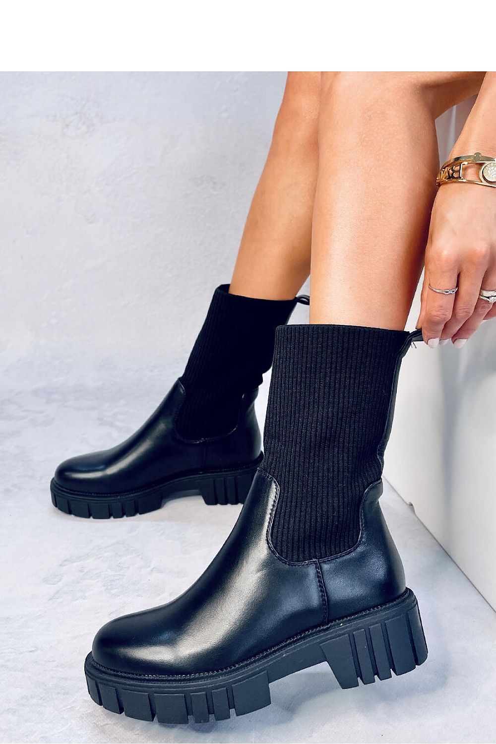 Stiefeletten mit Absatz Model 184479 Inello