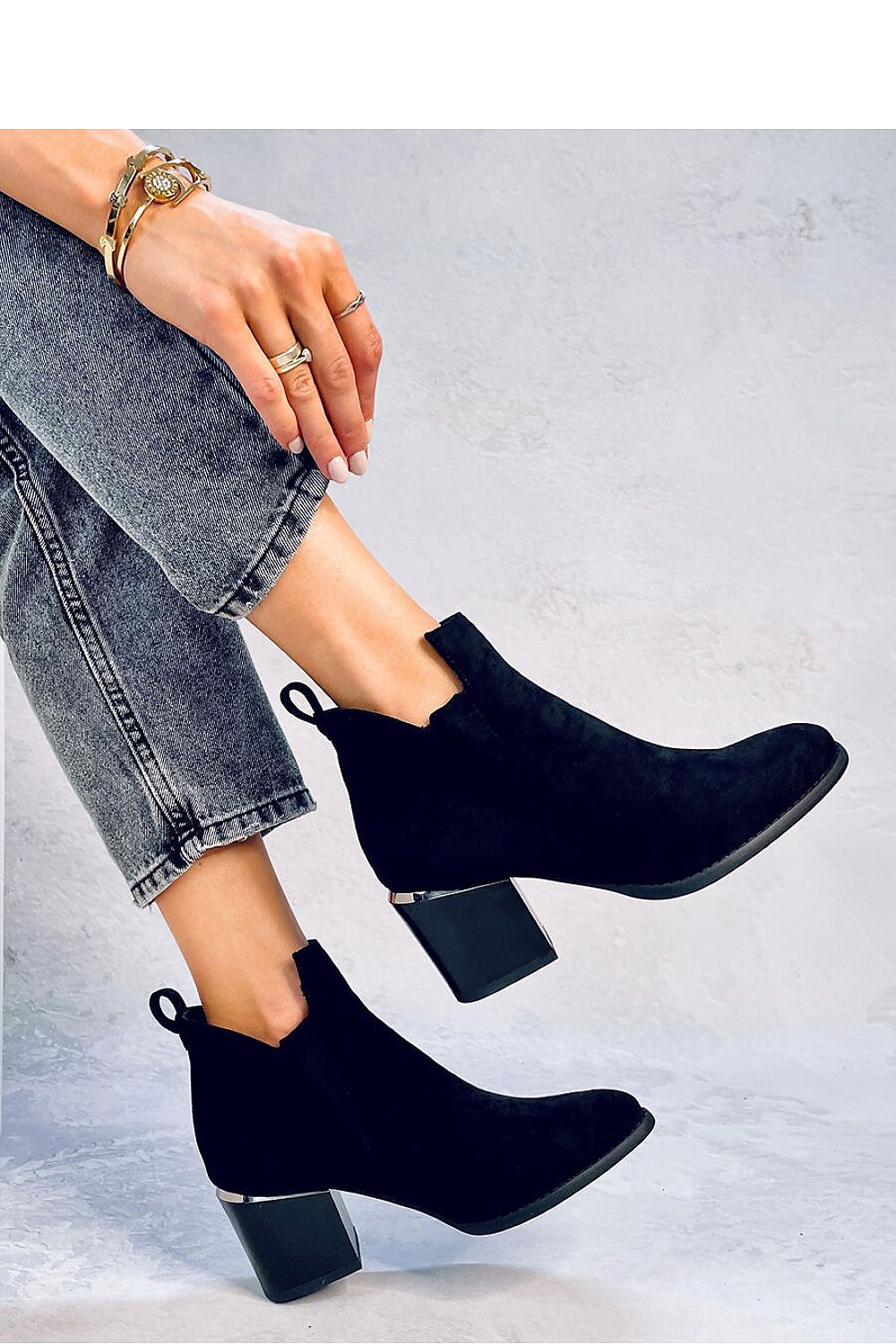 Stiefeletten mit Absatz Model 184483 Inello