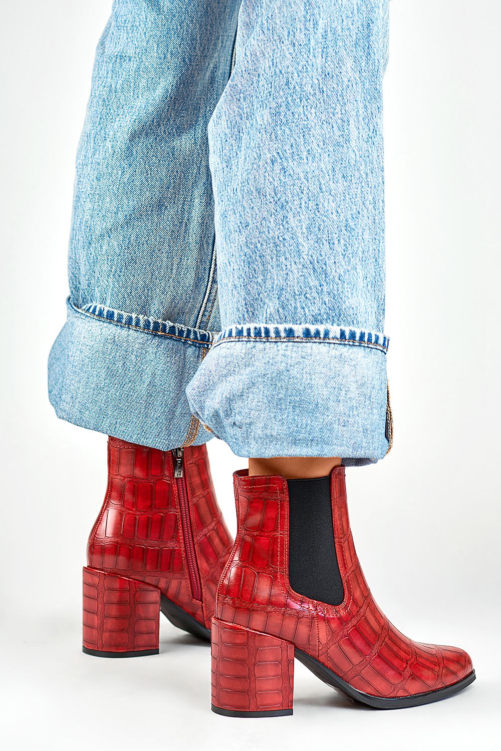 Stiefeletten mit Absatz Model 184615 PRIMO