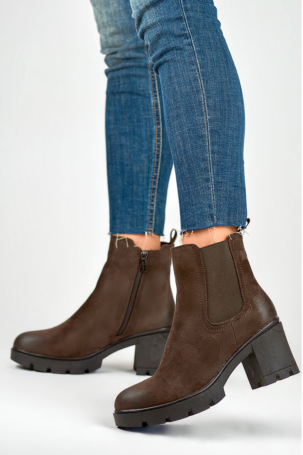Stiefeletten mit Absatz Model 184617 PRIMO