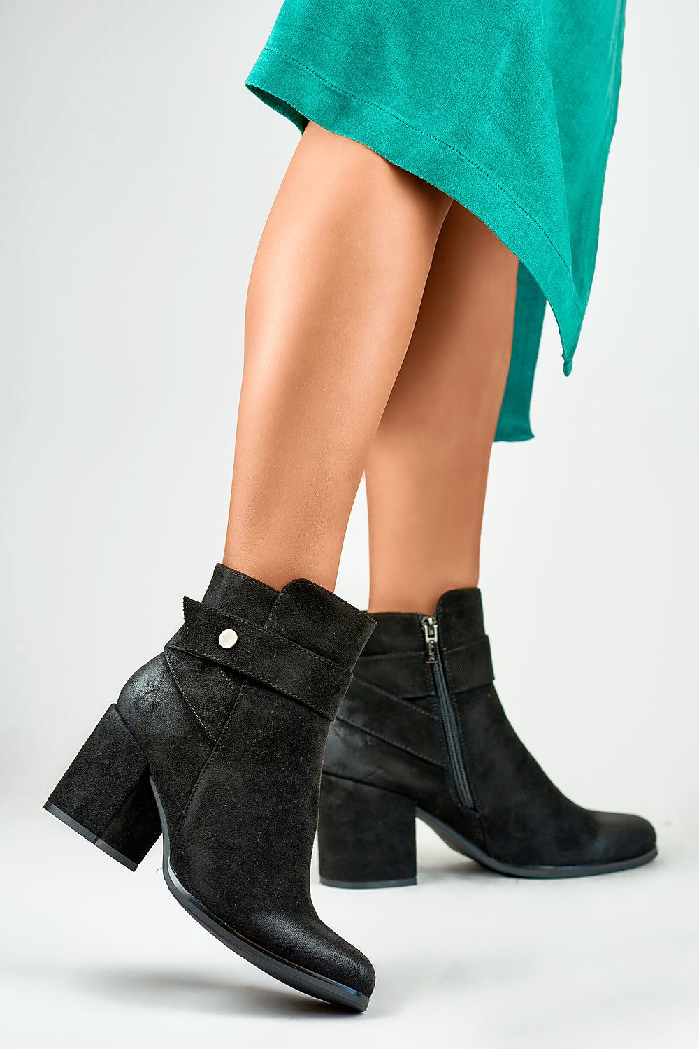 Stiefeletten mit Absatz Model 184853 PRIMO