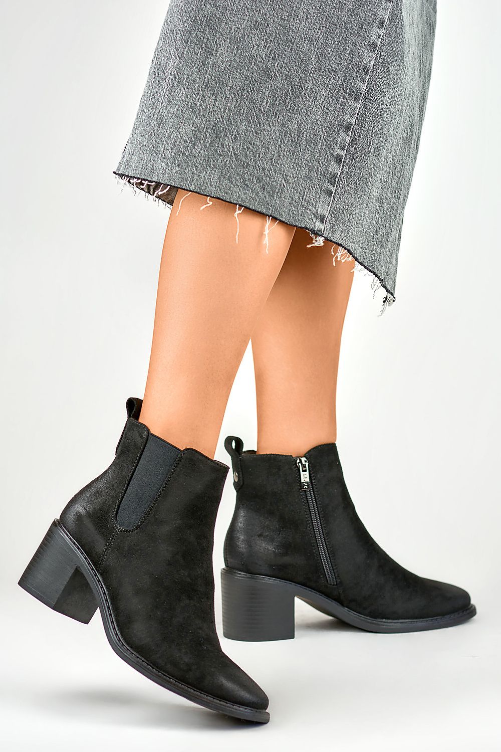 Stiefeletten mit Absatz Model 184857 PRIMO