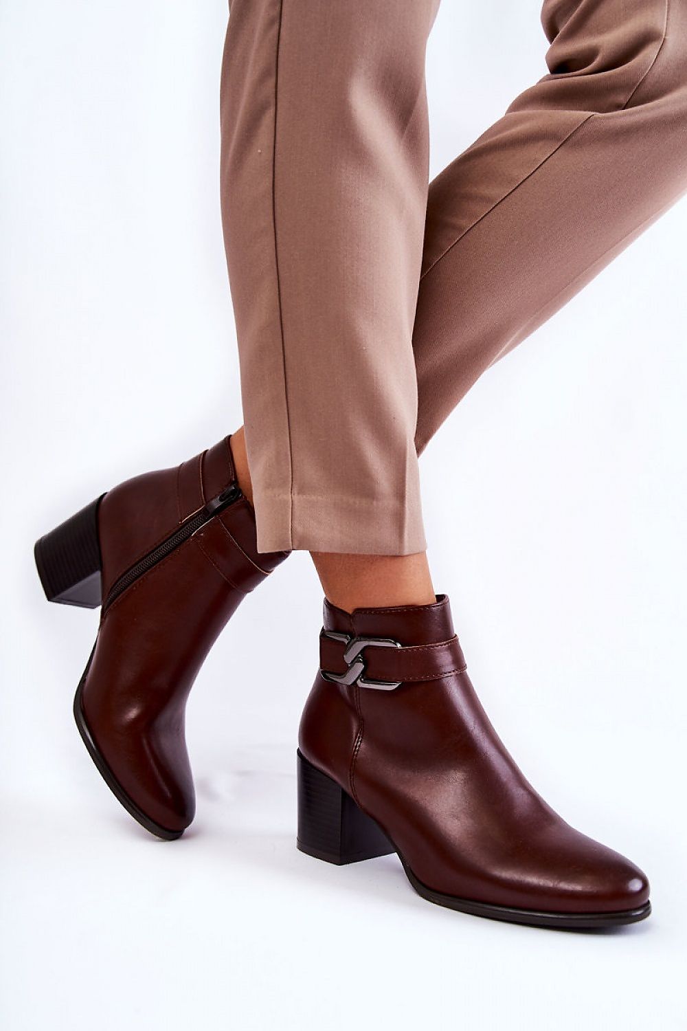 Stiefeletten mit Absatz Model 185431 Step in style