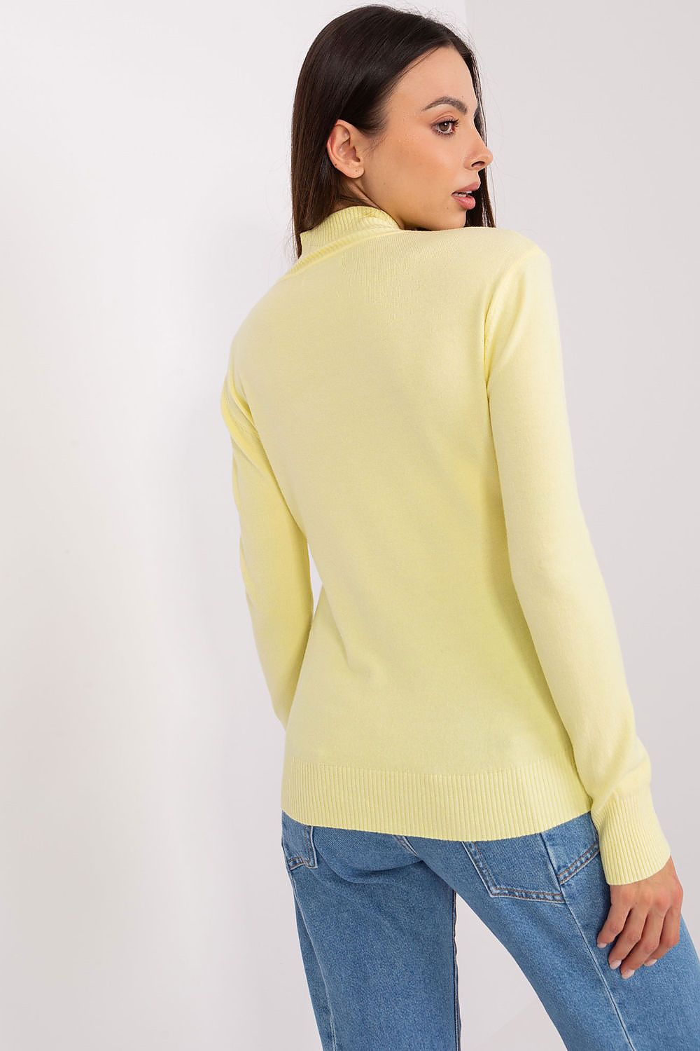 Rollkragenpullover Model 185541 Factory Price