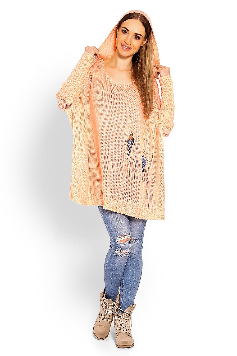 Langpullover Model 114559 PeeKaBoo