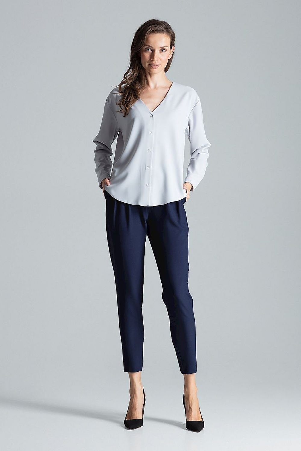 Langarm Hemd Model 135811 Figl