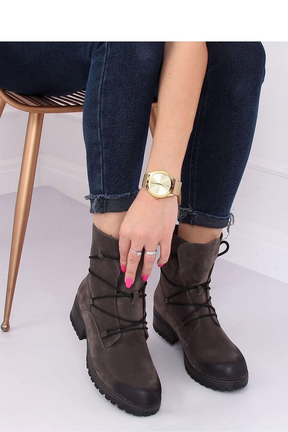 Stiefeletten mit Absatz Model 139246 Inello