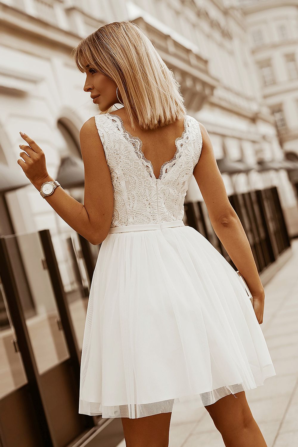 Abendkleid Model 153477 Bicotone