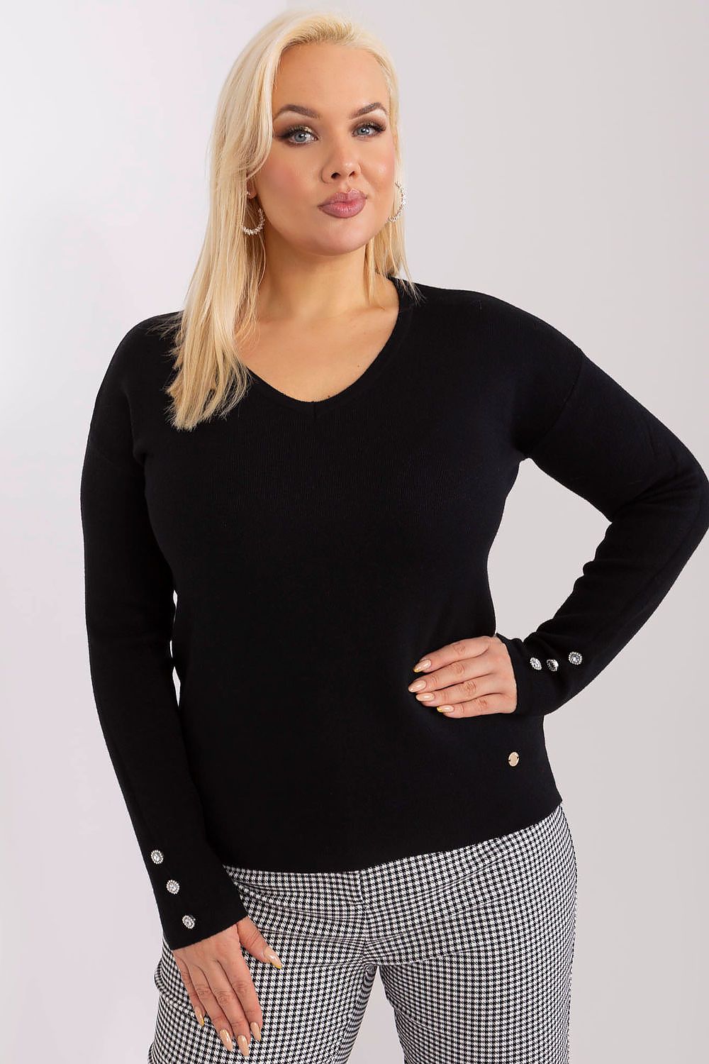 Pullover plus size Model 190087 Factory Price