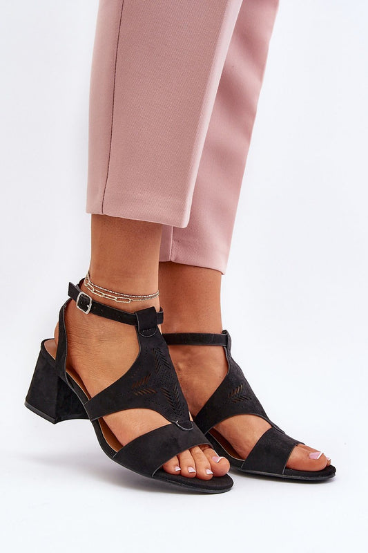 Sandalen mit Absatz Model 194488 Step in style