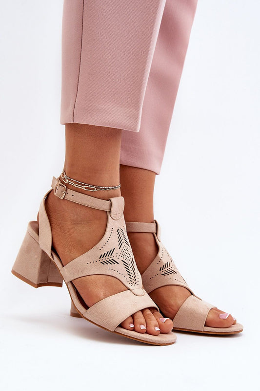 Sandalen mit Absatz Model 194490 Step in style
