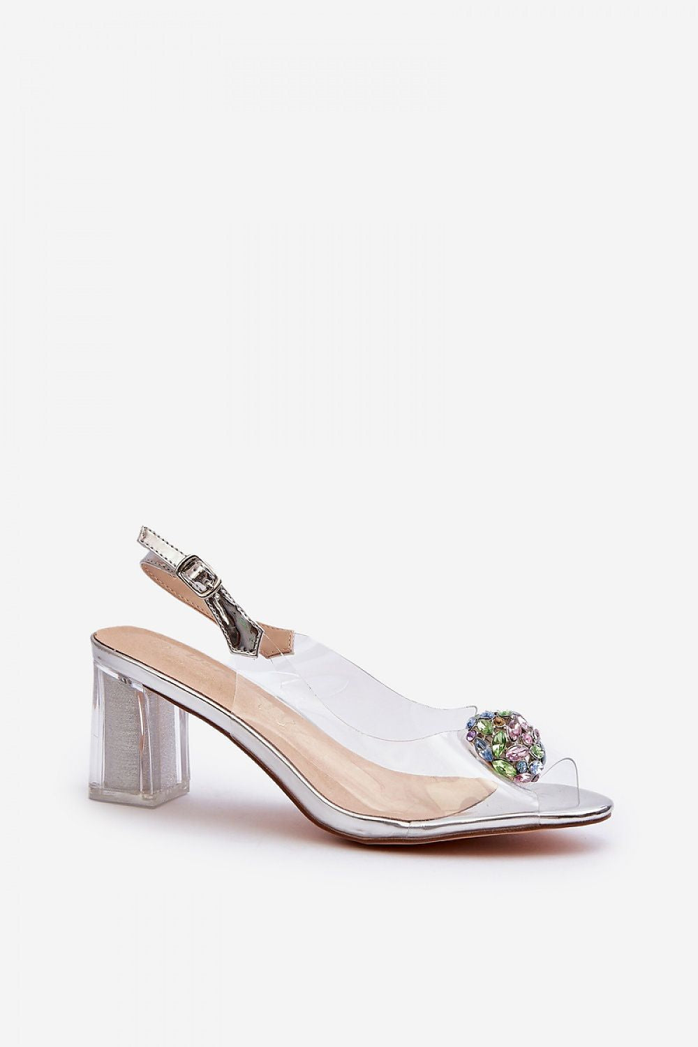 Sandalen mit Absatz Model 195424 Step in style