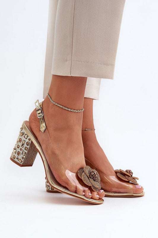 Sandalen mit Absatz Model 195545 Step in style