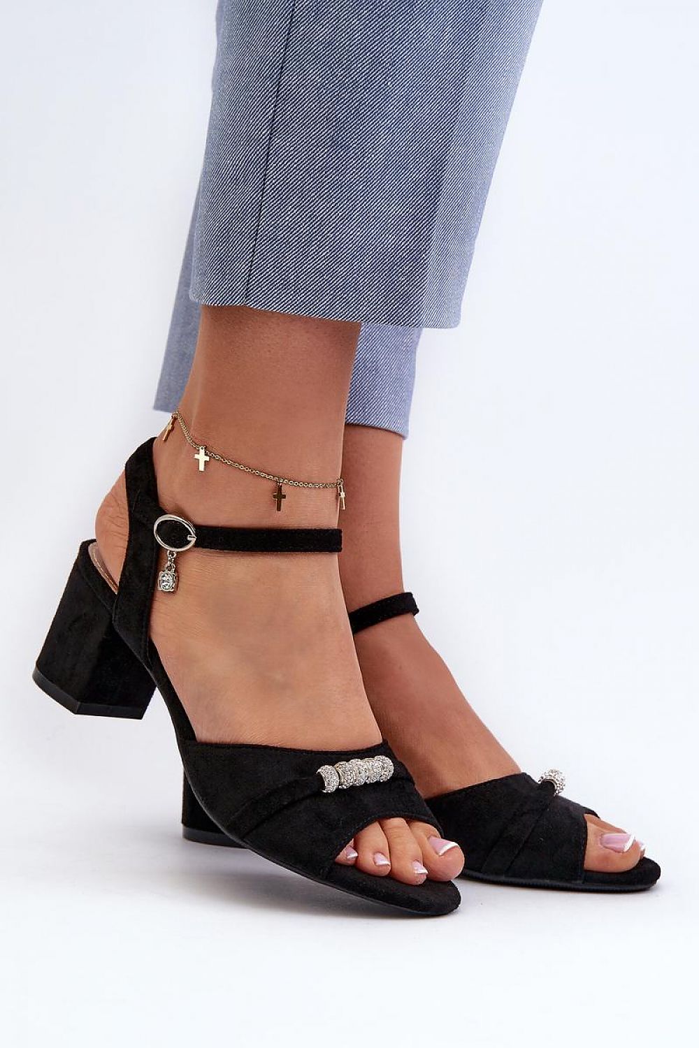 Sandalen mit Absatz Model 196332 Step in style