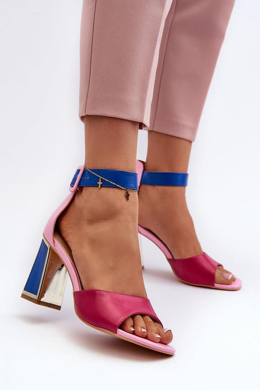 Sandalen mit Absatz Model 197087 Step in style