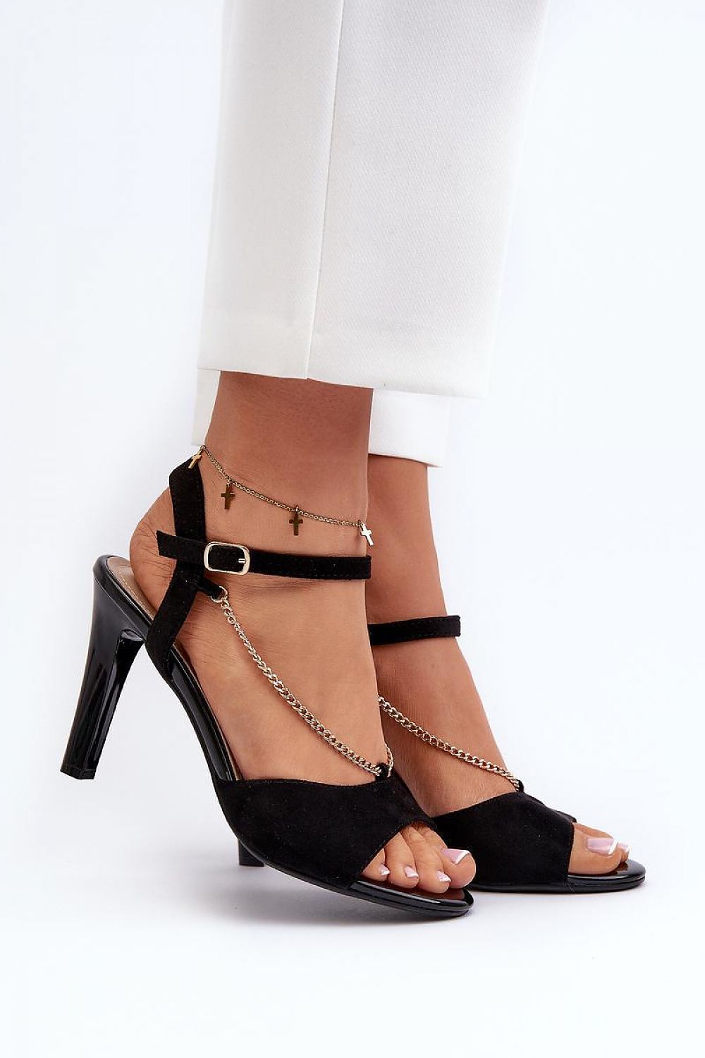 Sandalen mit Absatz Model 197093 Step in style