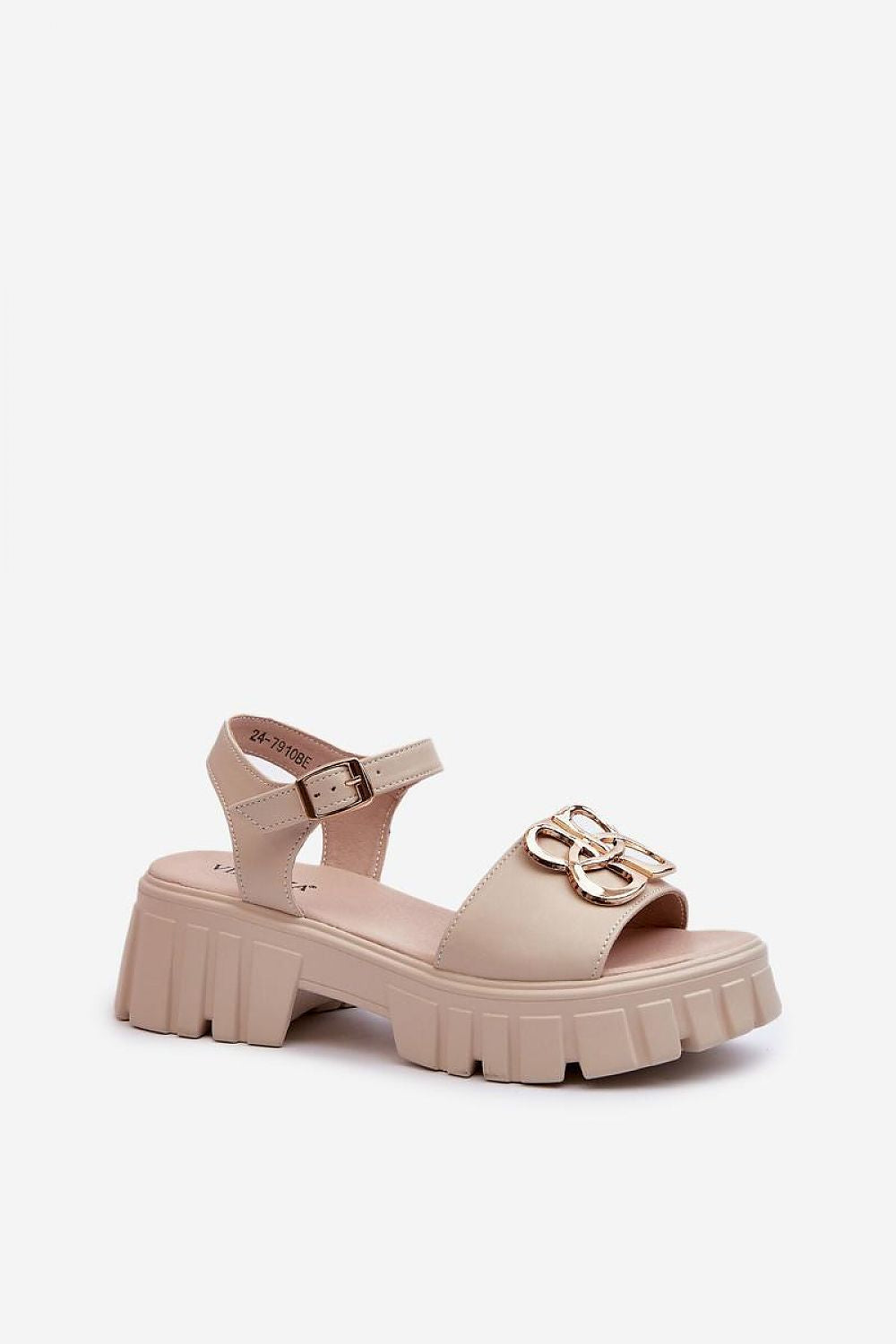 Sandalen mit Absatz Model 197107 Step in style