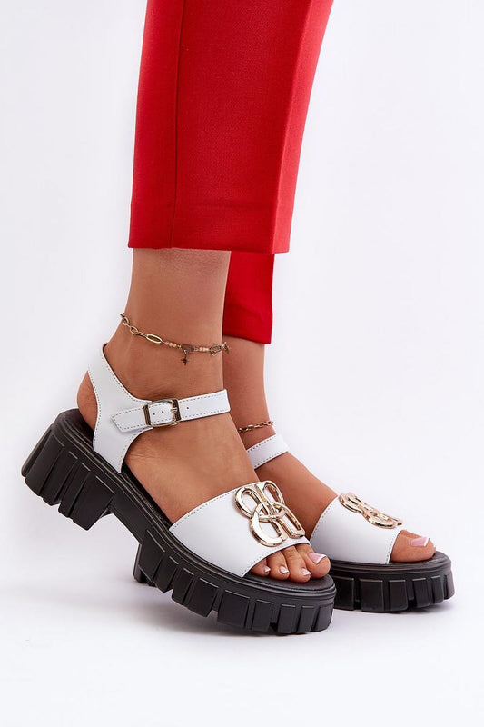 Sandalen mit Absatz Model 197108 Step in style