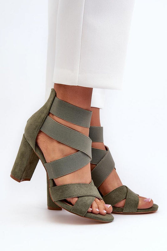 Sandalen mit Absatz Model 197176 Step in style