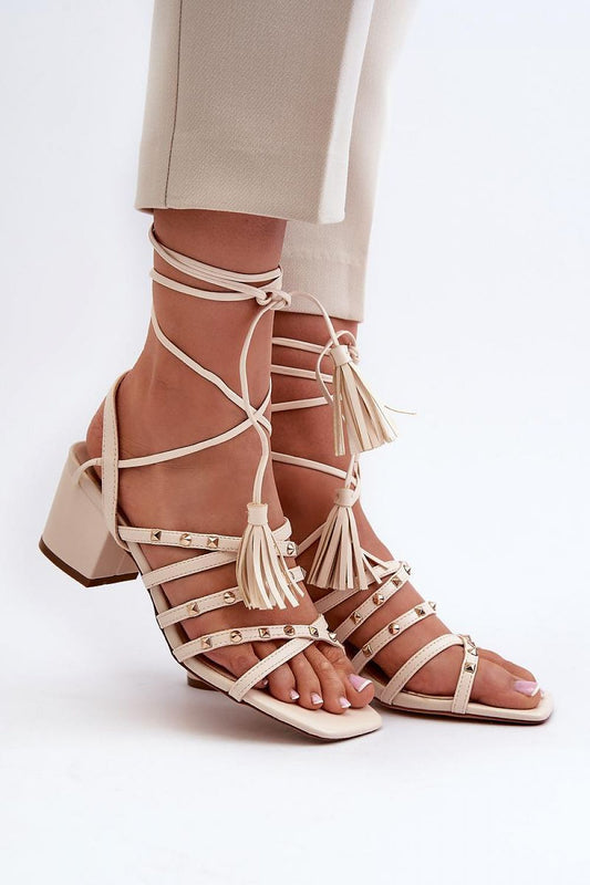 Sandalen mit Absatz Model 197583 Step in style