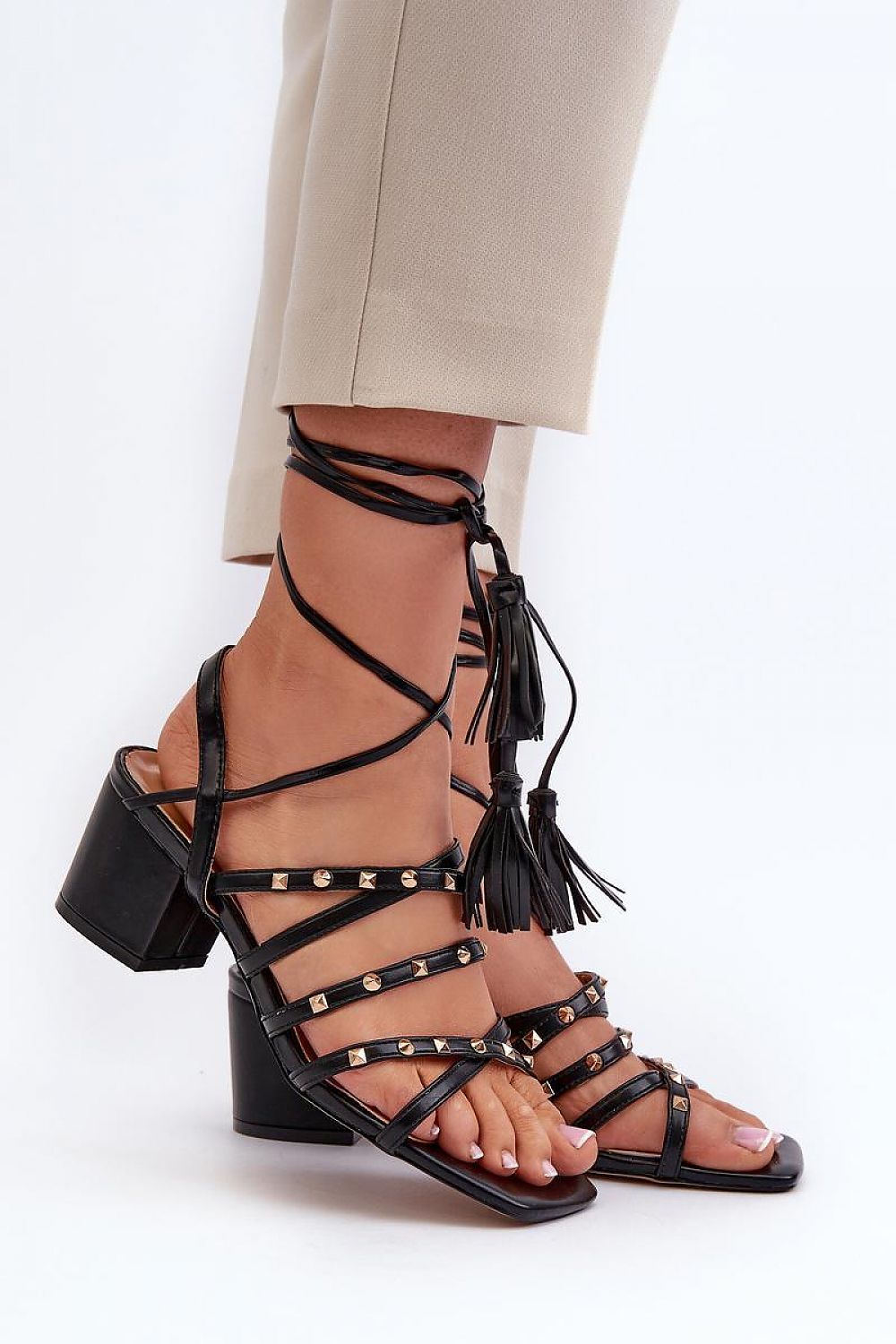 Sandalen mit Absatz Model 197584 Step in style