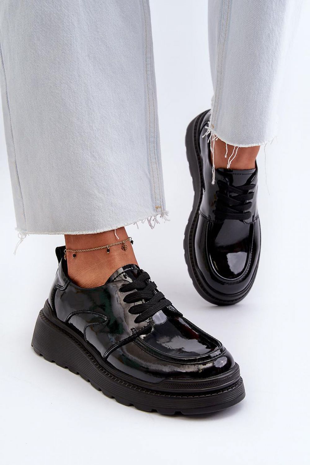 Plateau-Halbschuhe Model 198014 Step in style