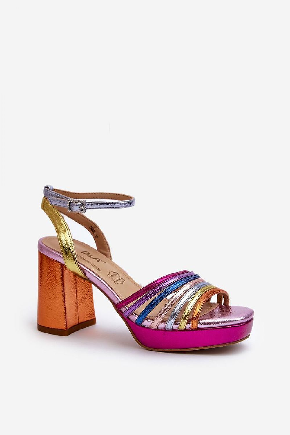Sandalen mit Absatz Model 198139 Step in style