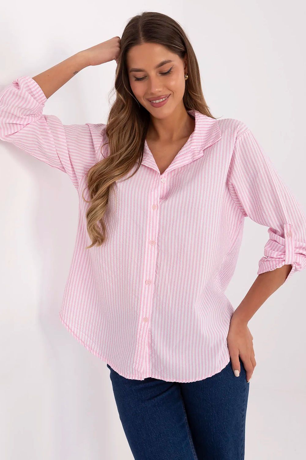  Langarm Hemd model 210017 Italy Moda 
