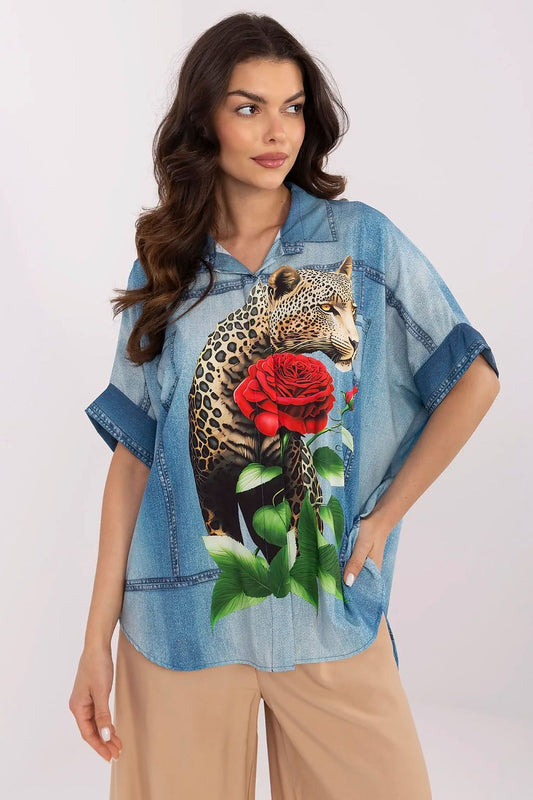  Langarm Hemd model 210971 Italy Moda 