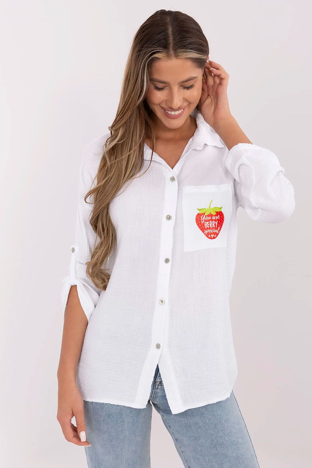  Langarm Hemd model 212062 Italy Moda 