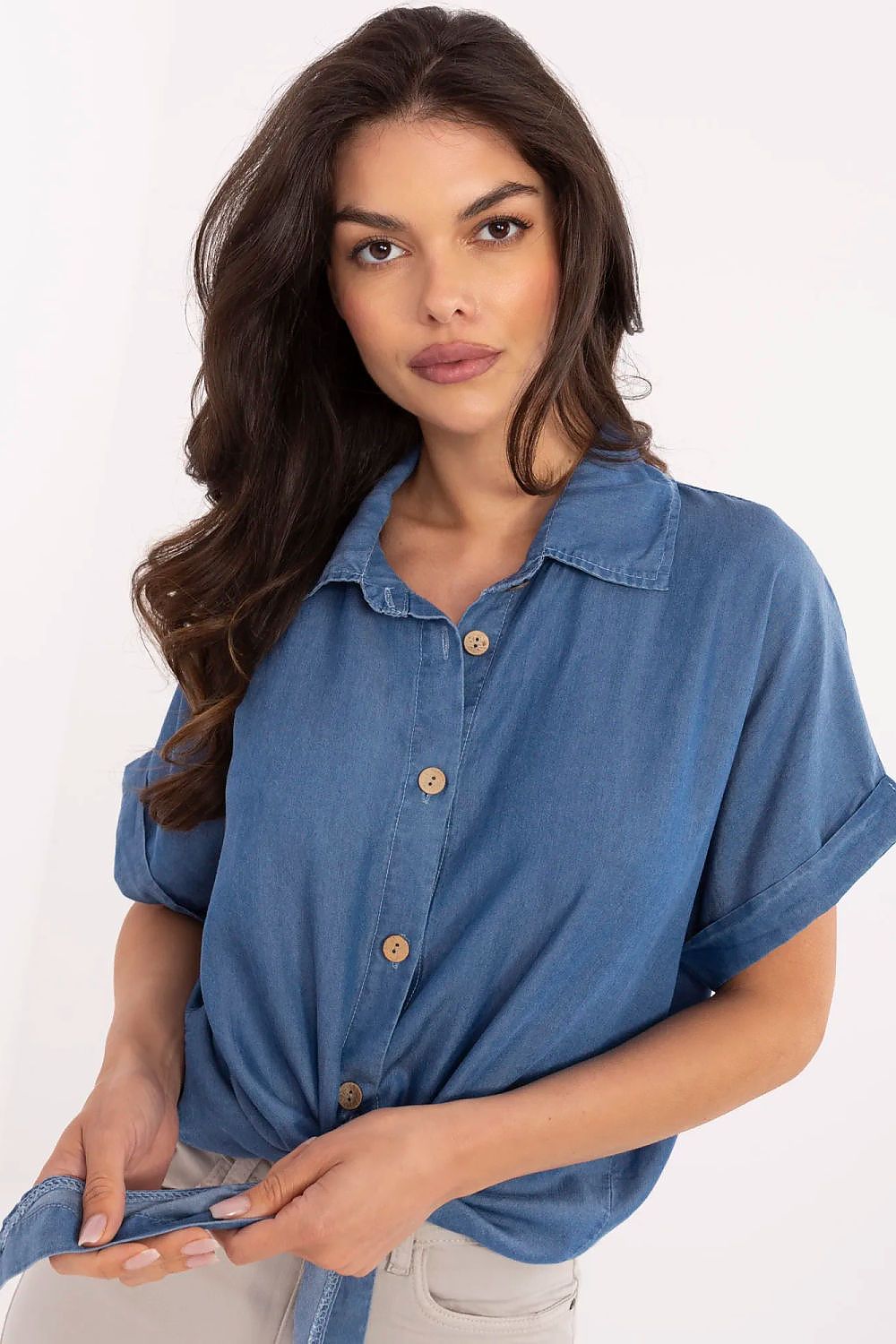  Langarm Hemd model 213594 Italy Moda 