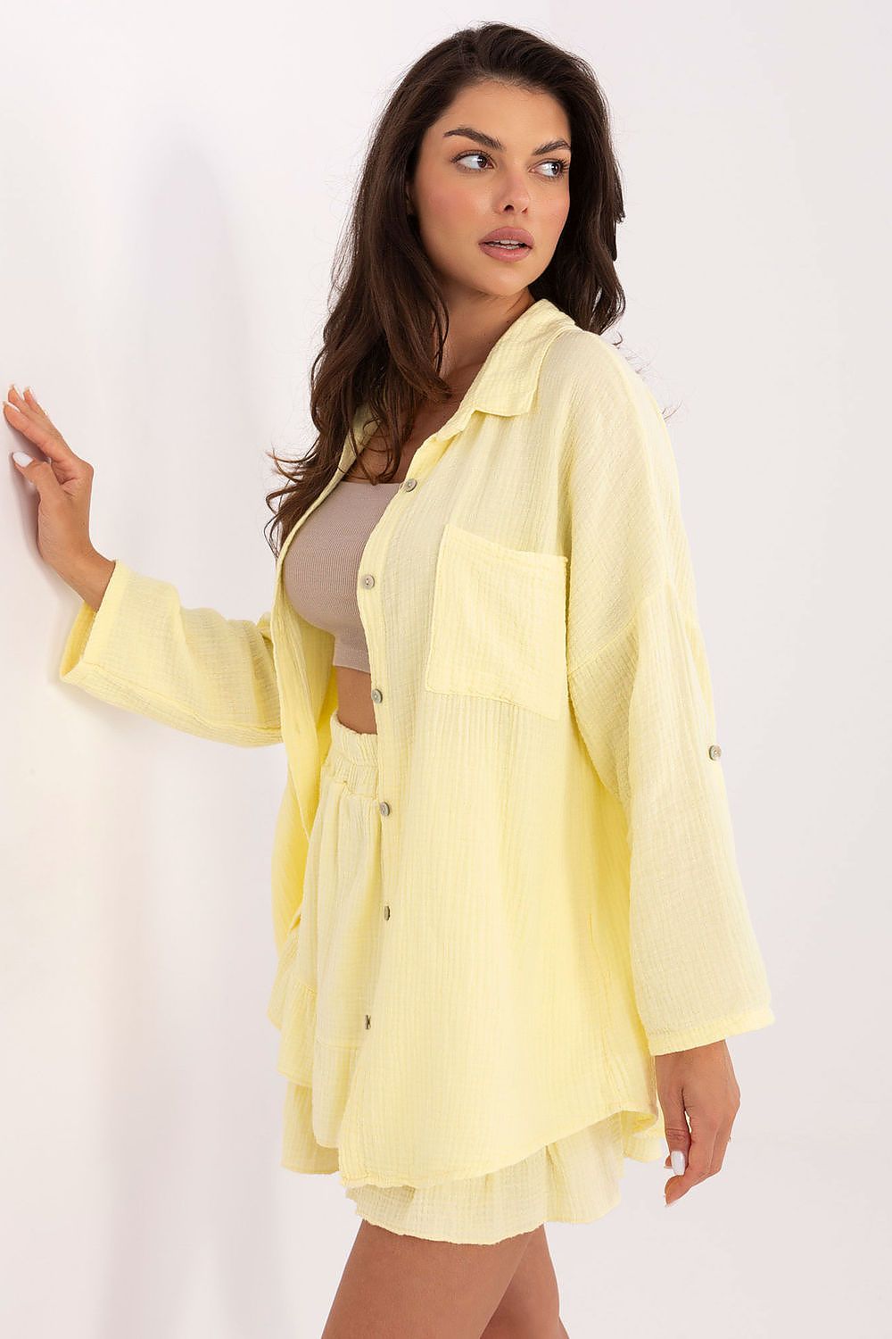  Langarm Hemd model 215498 Italy Moda 
